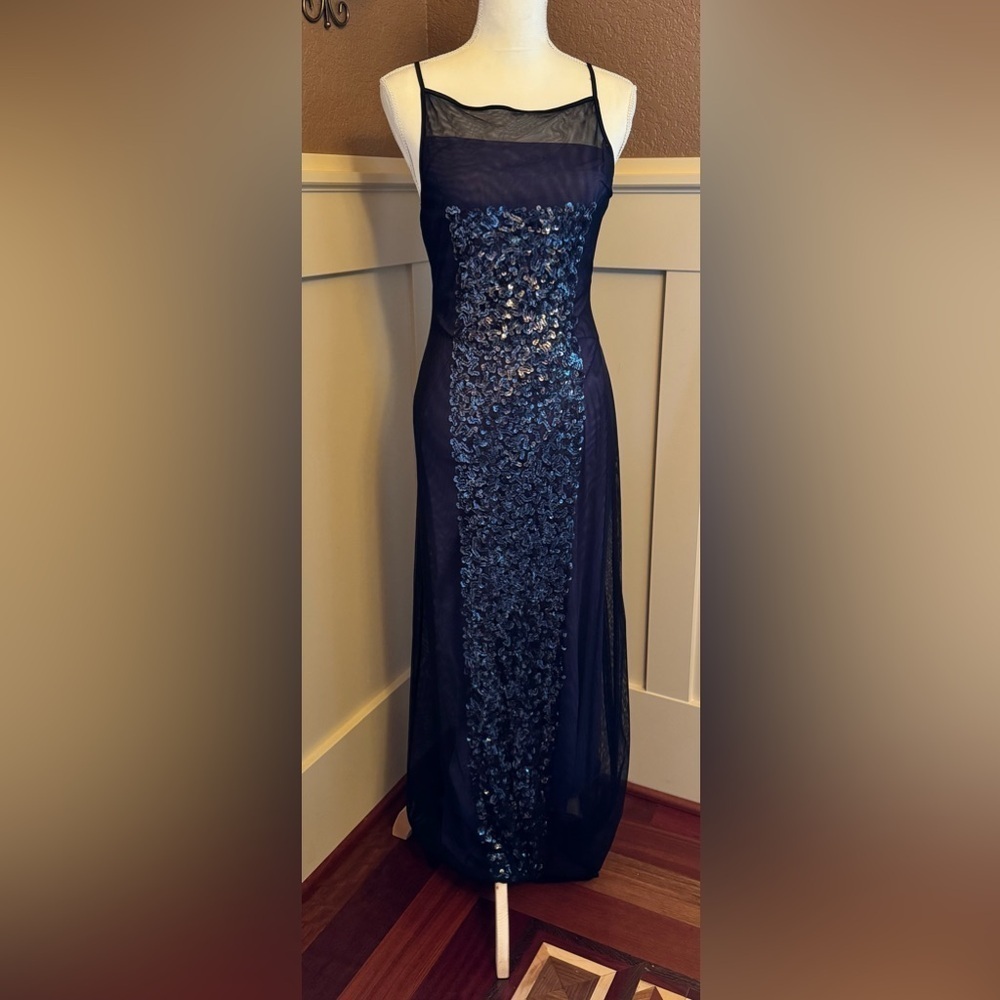 Adrianna Papell maxi  Beaded Formal Evenin dress